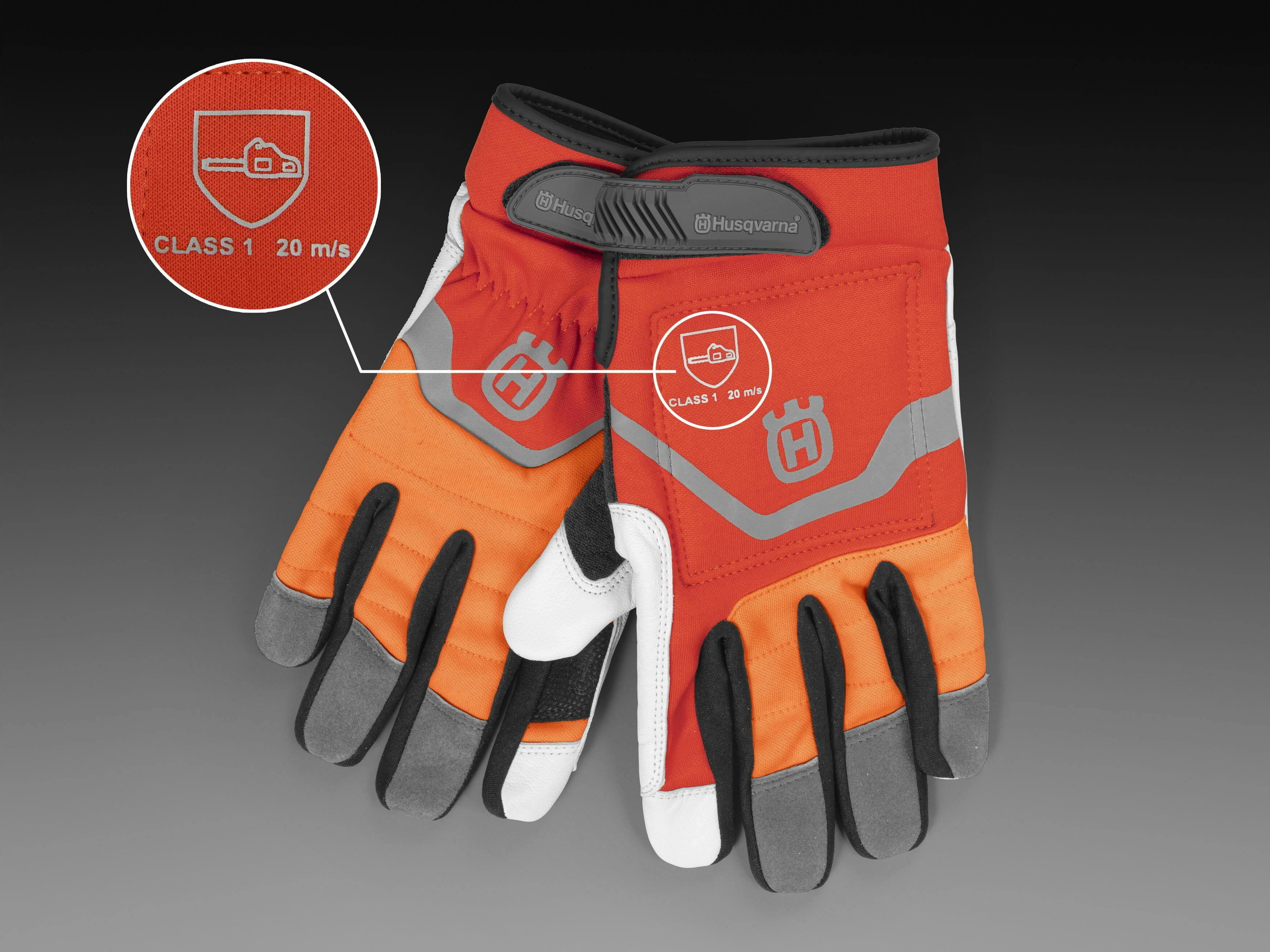 Gloves, Technical with saw protection image 1